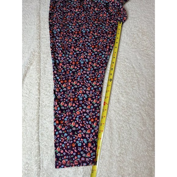 Denim & CO ACTIVE Women Floral Pocket Leggings Pants Stretch Pull on Size 1XP - Picture 7 of 7